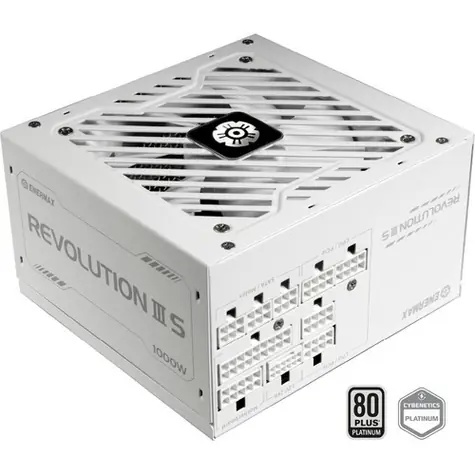 ENERMAX Revolution III S 1000W bílá / Zdroj / ATX 3.1 / 80PLUS Gold / plně modulární / 12+4pin