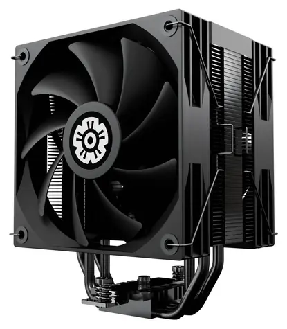 ENERMAX ETS-T41D / Chladič CPU / 4× 6mm tepelné trubice / 2× 120mm PWM / 250W TDP / digitální displej