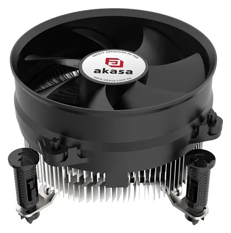 Akasa Low-Noise / Chladič CPU / pro Intel LGA1851, LGA1700 / 90mm PWM / 115W TDP