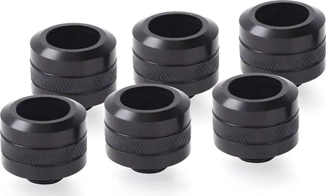 Alphacool Eiszapfen PRO 16mm HardTube sixpack černá / Kompresní šroubení / G1/4