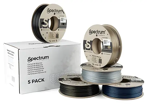 Spectrum PLA Glitter 5x250g Mix / 3D filament / 1.75 mm