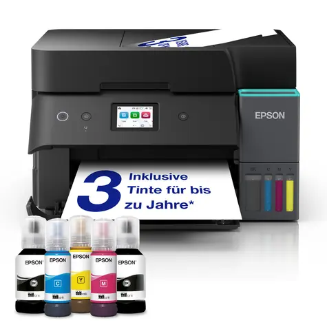 Epson EcoTank ET-4950 černá / Inkoustová multifunkce / A4 / 35ppm / 4800x1200dpi / tisk & sken. & kop. & fax