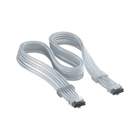 Corsair ThermalProtect PCIe 5.1 600W 12V-2x6 bílá / Napájecí kabel pro grafickou kartu