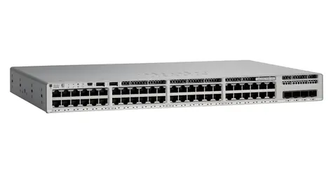 Cisco Catalyst 9200L / Switch / 48x GbE RJ-45 PoE+ / 4x 10G SFP+ / Network Advantage / QoS / VLAN