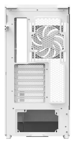 Aerocool P500A bílá / Skříň / Midi Tower / ATX / 2x tvrzené sklo / ARGB / bez zdroje