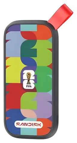 SanDisk Portable SSD FIFA World Cup 2026 1TB / Externí SSD / čtení: 800 MB/s / USB Type-C