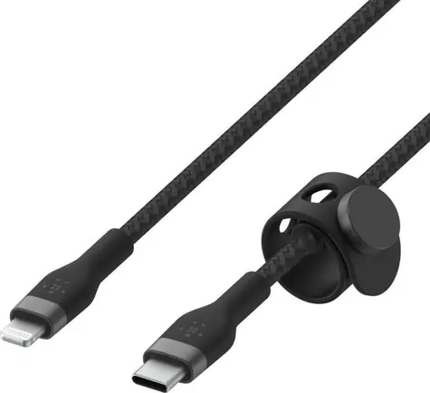 Belkin CAA011BT3MBK černá / Kabel USB-C na Lightning / 3 m