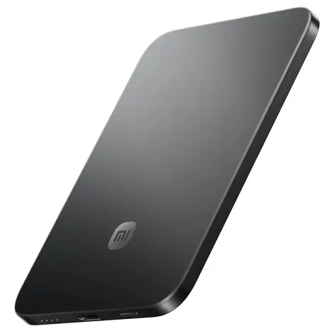 Xiaomi UltraThin Magnetic Power Bank 5000mAh Graphite Black / Powerbanka / 15W bezdrátové / 22,5W USB-C