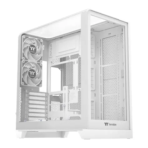 Thermaltake View 390 TG bílá / ATX / 2x USB-A 3.2 / 1x USB-C 3.2 / 2x 120mm / bez zdroje / průhledná bočnice
