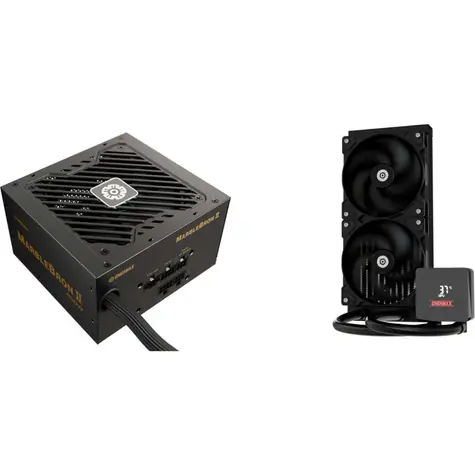 ENERMAX MarbleBron II 850W + Liqmax IV 240 mm černá / Sada / Zdroj 80PLUS Bronze / semi-modulární / AIO 240mm / AM4+AM5