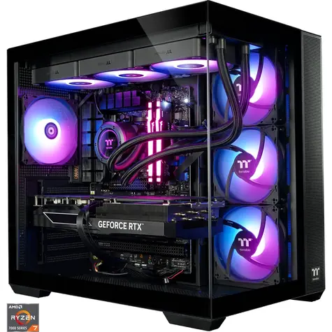Thermaltake FTW RTX 5070 Ti černá / Herní PC / AMD Ryzen 7 7800X3D / 32GB DDR5 / 2TB SSD / RTX 5070 Ti 16GB / W11H