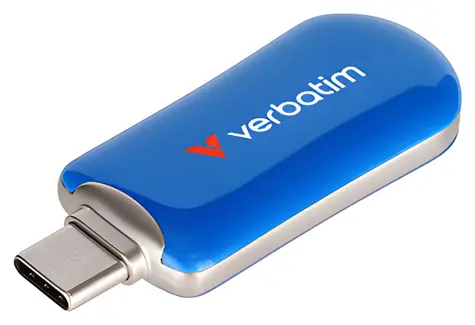 Verbatim Plectra 64GB modrá / Flash disk / USB-C / až 100 MB/s