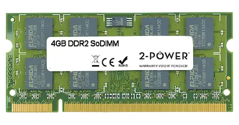 2-Power 4 GB / Operační paměť / DDR2 / SO-DIMM / 800 MHz / PC2-6400 / CL6