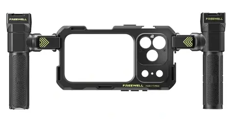 Freewell Genius Rig pro iPhone 17 Pro / Kamerový rig / SnapClamp / 4× cold shoe / 17mm závit / Bluetooth ovládání