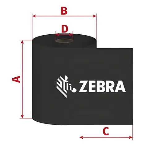 ZEBRA ZipShip 3400 TTR páska (6ks) / Wax-Resin / 83mm / 450m / out / 1