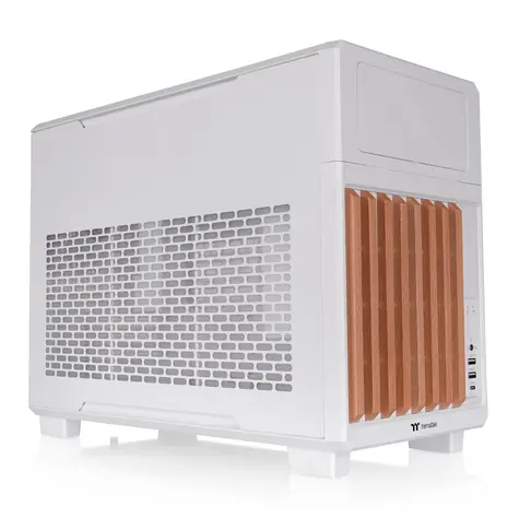 Thermaltake TR200 WS bílá, dřevo / Micro ATX / 5,25