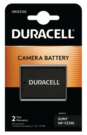 Duracell NP-FZ100 / Náhradní baterie / Li-Ion / 2040 mAh / 14 Wh