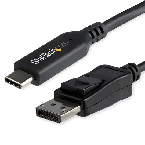 StarTech USB-C na DisplayPort černá / Adaptér / 8K 60Hz / HBR3 / 1,8 m