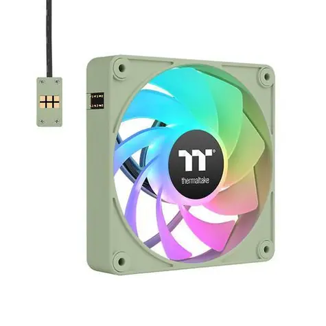Thermaltake CT120 EX Reverse ARGB Sync světle zelená / Skříňový ventilátor / Hydraulic Bearing / 120 mm / 31,2 dB