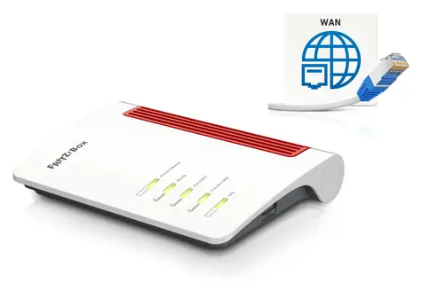 AVM FRITZ!Box 4050 / Wi-Fi Router / Wi-Fi 6 / 2.4 GHz a 5 GHz / 4x Gigabit LAN / USB