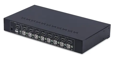 StarTech 8portový KVM přepínač HDMI 2.0 / KVM přepínač / 4K 60Hz / USB / 1U rack