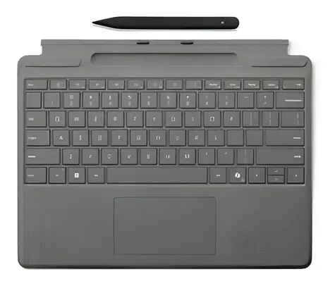 Microsoft Surface Pro Keyboard with Pen Storage platinová / Klávesnice pro Surface Pro / DE layout / Surface Slim Pen 2
