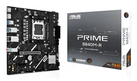 ASUS PRIME B840M-R / Základní deska / AM5 / B840 / 2x DDR5 / GLAN / mATX