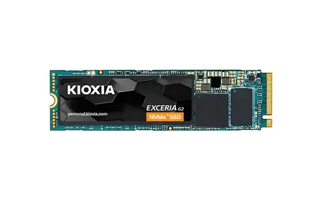 KIOXIA Exceria G2 2TB / M.2 2280 / PCIe Gen3 x4 / TLC / R: 2100 MB/s / W: 1700 MB/s / IOPS: 360K 400K / MTBF 1.5mh