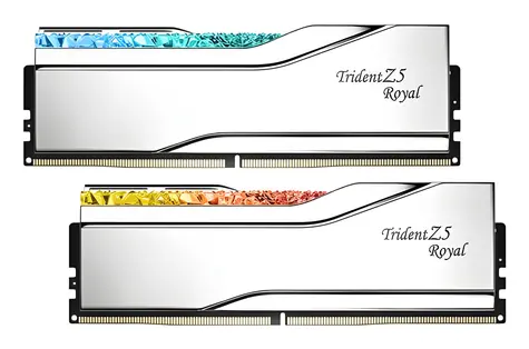 G.Skill Trident Z5 Royal stříbrná / Operační paměť / 64GB (2x32GB) / DDR5-6400 / CL32 / 1.4V / XMP 3.0