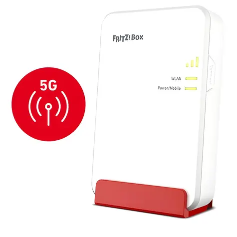 AVM FRITZ! Box 6860 5G / 5G Router / Wi-Fi 6 (802.11ax) / 2.4 GHz a 5 GHz / Gigabit LAN / NanoSIM