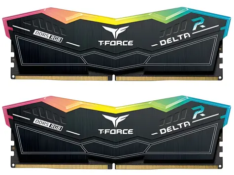 Team Group Delta RGB 32GB (2x16GB) černá / Operační paměť / DDR5 7200 MHz / CL34 / 1,4 V / XMP 3.0