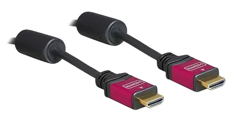 Delock HDMI A - HDMI A 5m černá / Kabel / High Speed HDMI / 4K / 120 Hz / pozlacené konektory