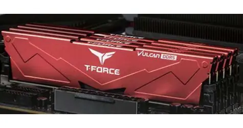 TeamGroup Vulcan černá 16GB / Operační paměť / DDR5 / 5200 MHz / DIMM / CL40 / 1.25 V / XMP 3.0
