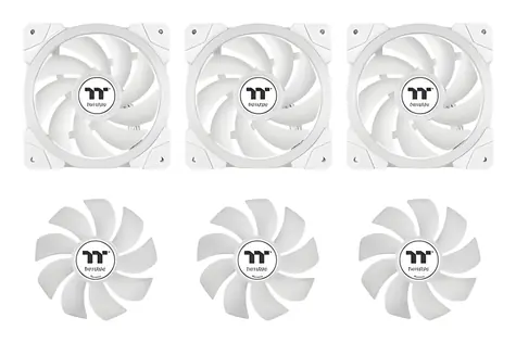 Thermaltake MAGFloe 360 Ultra ARGB Snow Edition bílá / AIO vodní chladič CPU / 3x 120 mm / LCD 3,95