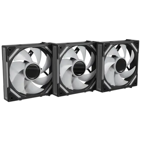 Alpenföhn 120mm WingBoost 4 ARGB černá 3-pack / Ventilátor / 120 mm / 28,9 dB / 1 800 RPM / 90,12 m3/h / PWM + ARGB