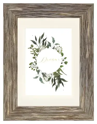 Hama Chalet hnědošedá / Rámeček / Plastový / 15 × 20 cm
