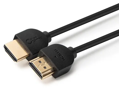MicroConnect Slim HDMI (M) - HDMI (M) černá / Kabel / 1,5 m / 4K / 60 Hz