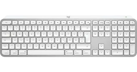 Logitech MX Keys S for Mac světle šedá / Klávesnice / Bezdrátová / DE layout