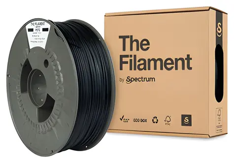The Filament PETG černá / Struna pro 3D tiskárnu / 1,75 mm / 1 kg