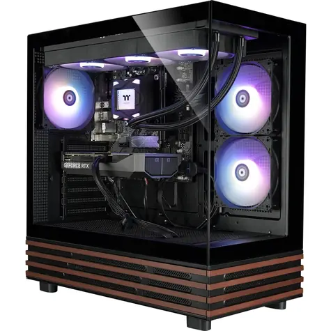 Thermaltake FTW A-Line LCS 5060Ti D5 černá / Herní počítač / AMD Ryzen 7 8700F / 32 GB DDR5 / 1 TB SSD / RTX 5060 Ti 8GB
