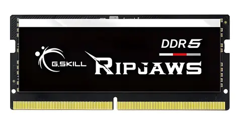 G.Skill Ripjaws DDR5 SO-DIMM černá 32GB (1x32GB) 5600MHz / Operační paměť / DDR5 / PC5-44800 / CL40-40-40-89 / 1.1V