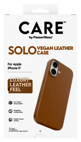 PanzerGlass CARE Solo Apple iPhone 17 hnědá / Kryt