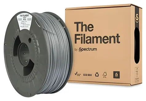 Spectrum The Filament PETG stříbrná hliníková / Tisková struna / PETG / 1,75 mm / 1000 g