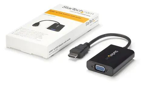 StarTech adaptér HDMI na VGA černá / Redukce / 1920x1080 / 60 Hz