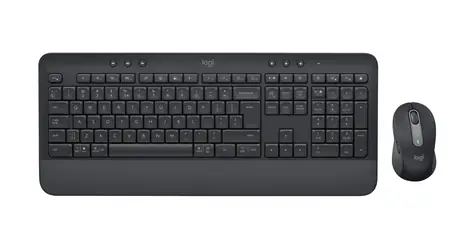 Logitech MK650 grafitová / Sada klávesnice a myš / business