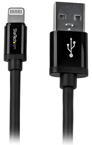 StarTech USB-A - Lightning černá / Kabel / 2 m / USB 2.0 / pro Apple