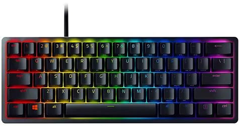 Razer Huntsman Mini černá / Herní klávesnice / Razer Clicky Optical / 60% / USB-C / DE Layout