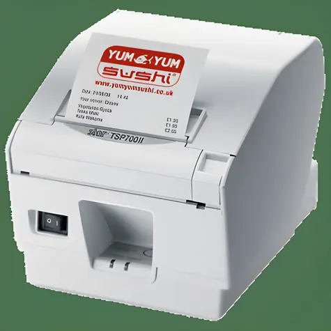STAR Micronics TSP743II-24 bílá / Pokladní termotiskárna / 203 dpi / 250 mm/s / řezačka / bez zdroje