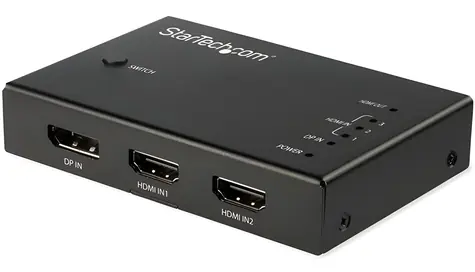 StarTech černá / Video přepínač / 3× HDMI + 1× DisplayPort na HDMI / 4K 60Hz