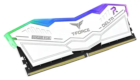 Team Group Delta RGB 32GB (2x16GB) bílá / DDR5 / 6000 MHz / CL 38-38-38-78 / 1,25 V / XMP 3.0